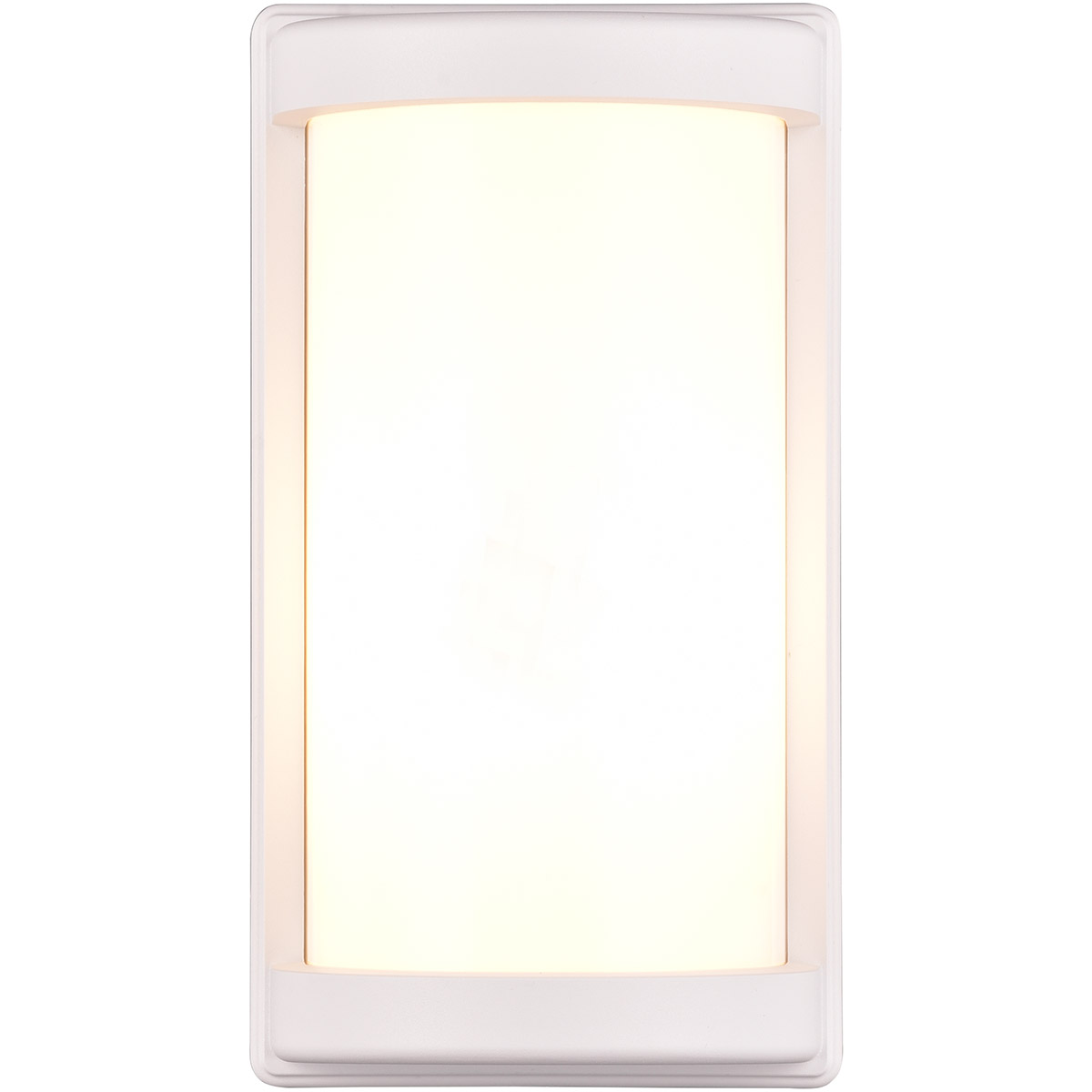 LED Tuinverlichting - Wandlamp Buitenlamp - Trion Hanem - E27 Fitting - Rond - Mat Wit - Aluminium