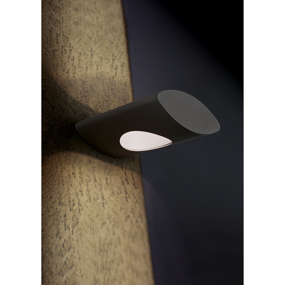 LED Tuinverlichting - Wandlamp Buitenlamp - Trion Katio Up and Down - 5W - Warm Wit 3000K - Rond - Mat Antraciet - Aluminium