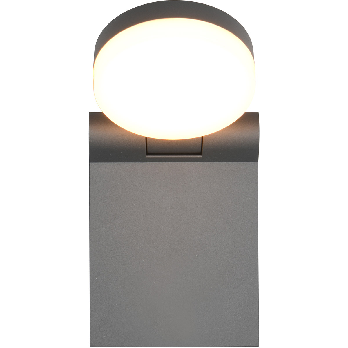 LED Tuinverlichting - Wandlamp Buitenlamp - Trion Nuri - 7.5W - Aanpasbare Kleur - Spatwaterdicht IP44 - Mat Antraciet - Aluminium