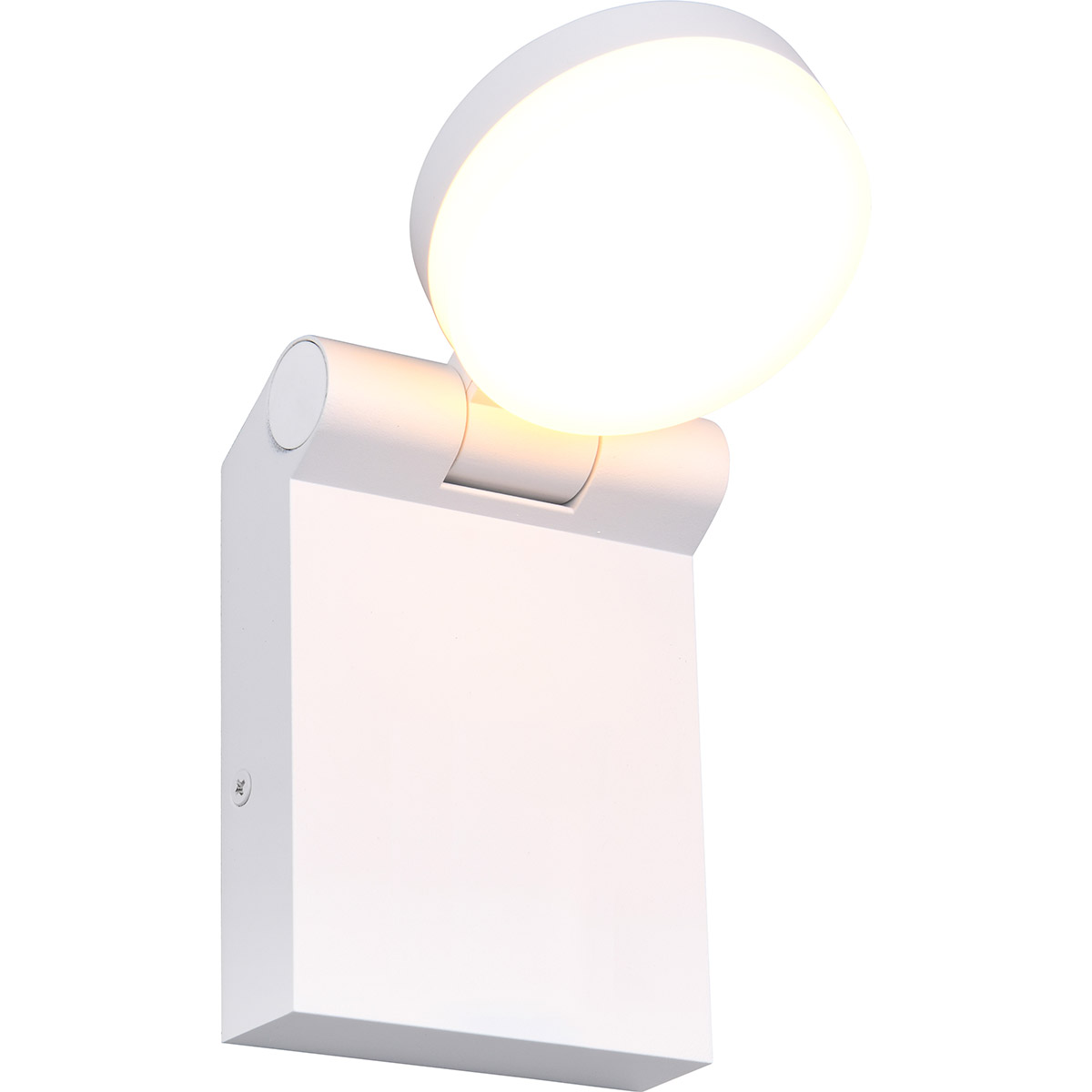 LED Tuinverlichting - Wandlamp Buitenlamp - Trion Nuri - 7.5W - Aanpasbare Kleur - Spatwaterdicht IP44 - Mat Wit - Aluminium