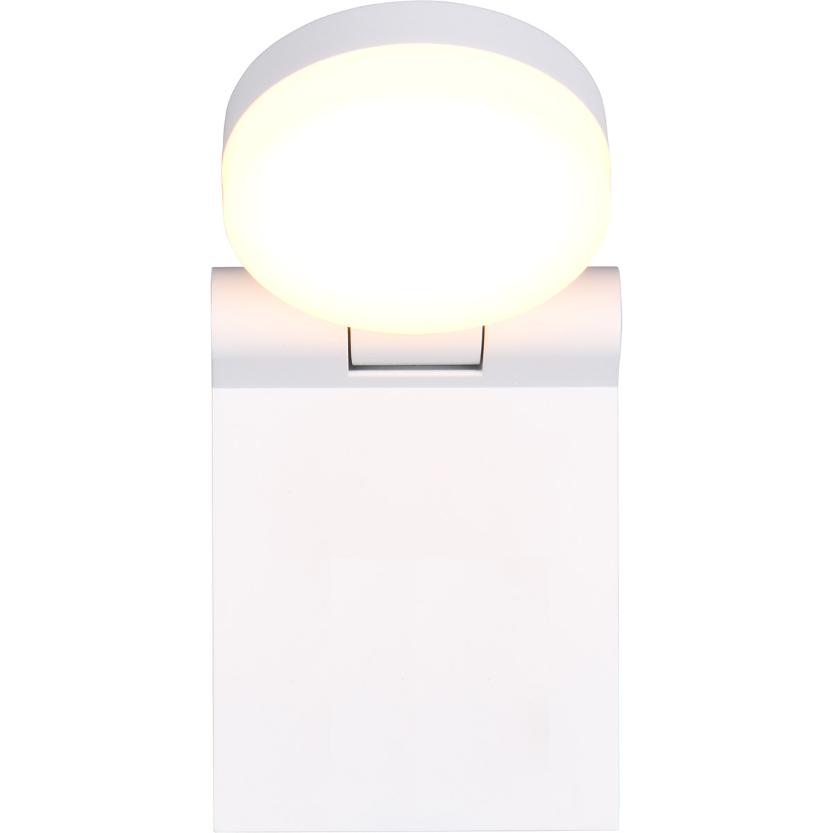 LED Tuinverlichting - Wandlamp Buitenlamp - Trion Nuri - 7.5W - Aanpasbare Kleur - Spatwaterdicht IP44 - Mat Wit - Aluminium