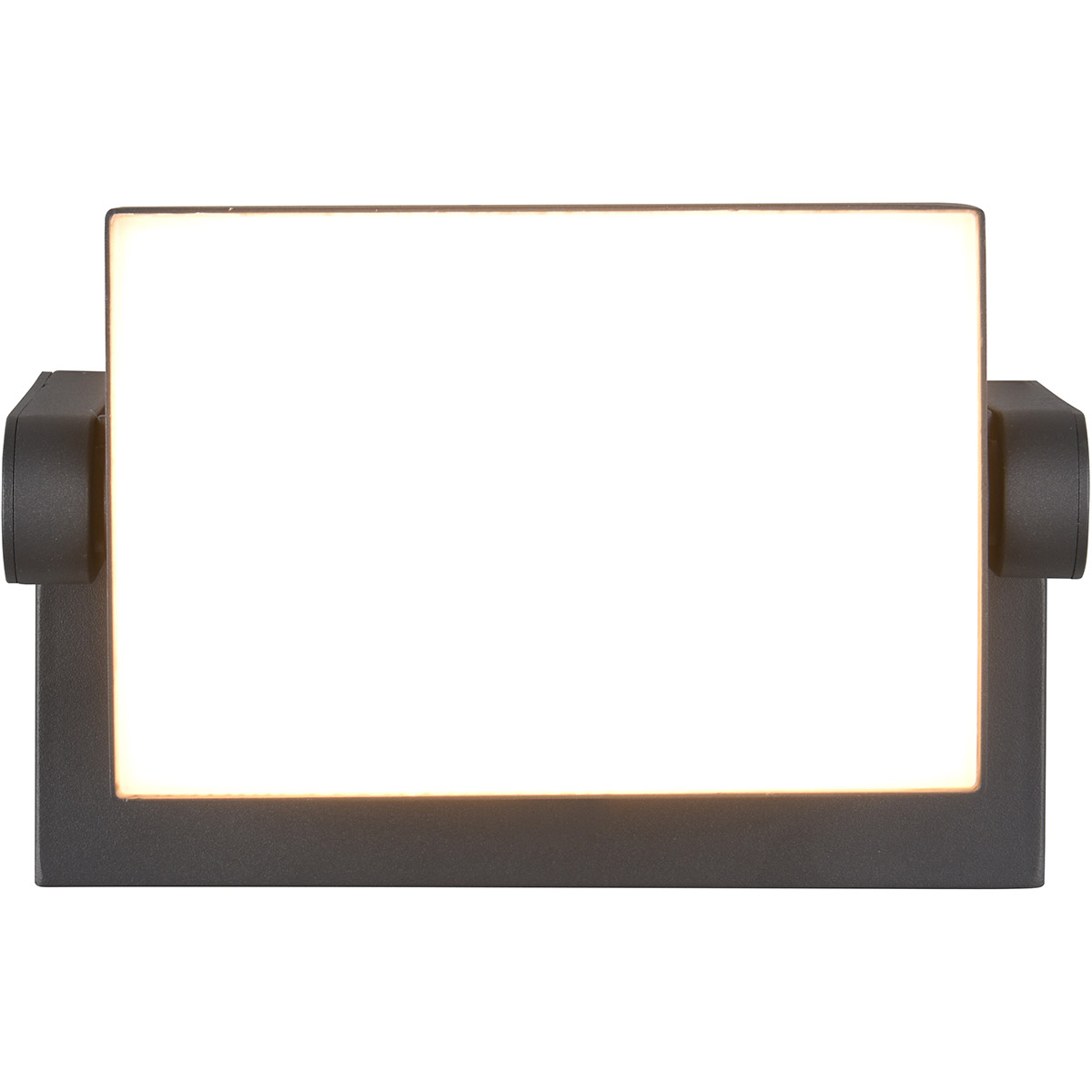 LED Tuinverlichting - Wandlamp Buitenlamp - Trion Sansar - 10W - Warm Wit 3000K - Waterdicht IP54 - Antraciet - Aluminium