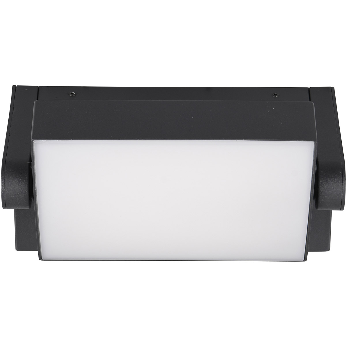 LED Tuinverlichting - Wandlamp Buitenlamp - Trion Sansar - 10W - Warm Wit 3000K - Waterdicht IP54 - Bewegingssensor - Antraciet - Aluminium