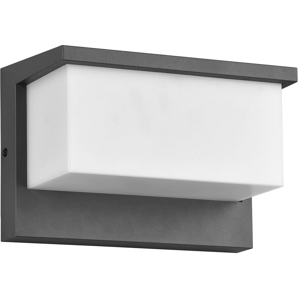 LED Tuinverlichting - Wandlamp Buitenlamp - Trion Stos - 13W - Warm Wit 3000K - Waterdicht IP54 - Antraciet - Aluminium