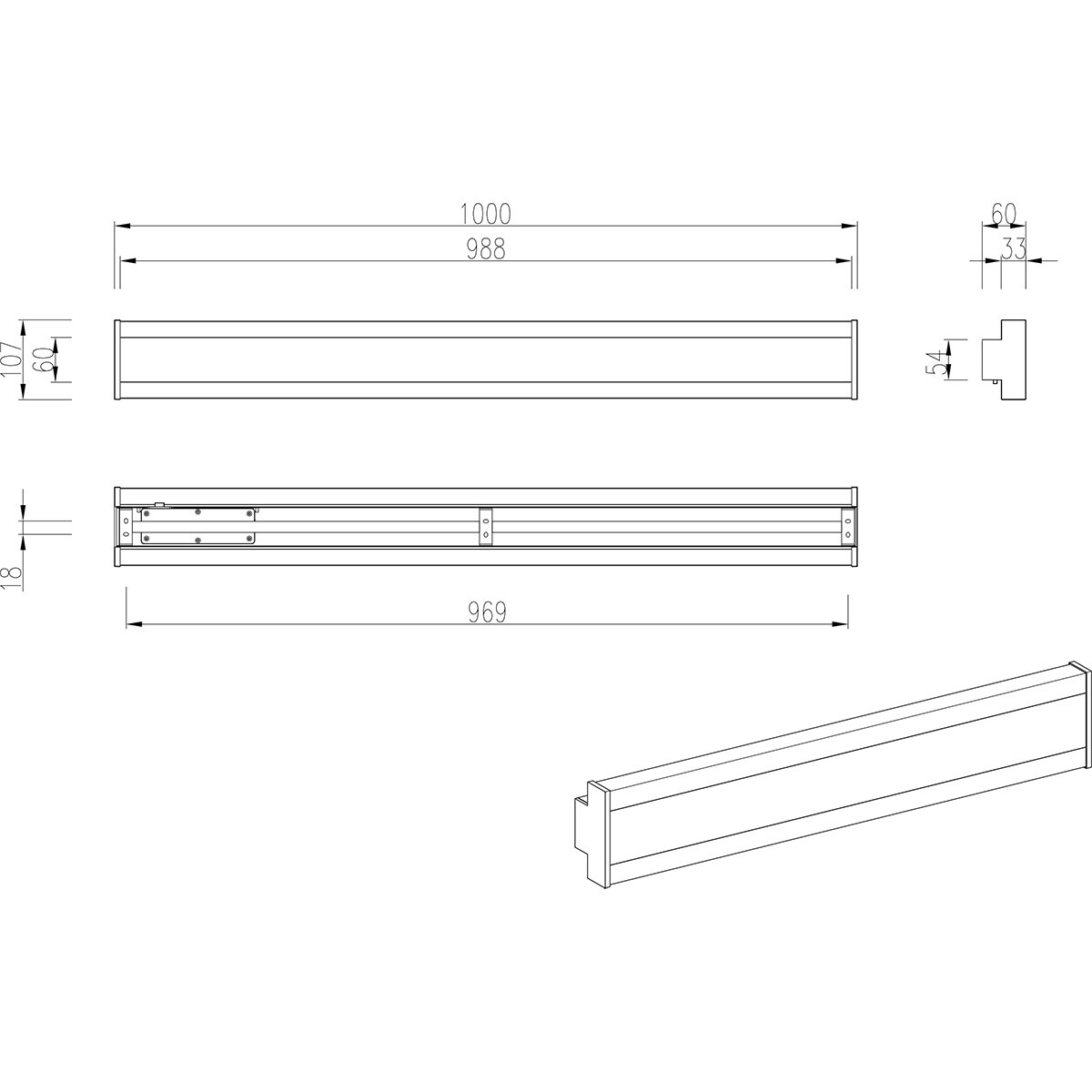 LED Tuinverlichting - Wandlamp Buitenlamp - Trion Watson - 11W - Aanpasbare Kleur - Rechthoek - Antraciet - Aluminium