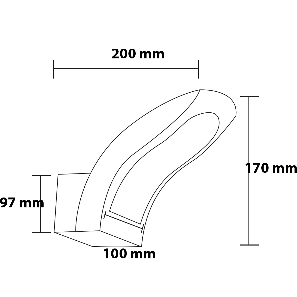 LED Tuinverlichting - Wandlamp - Supry - 15W - Natuurlijk Wit 4200K - Mat Zwart - Aluminium