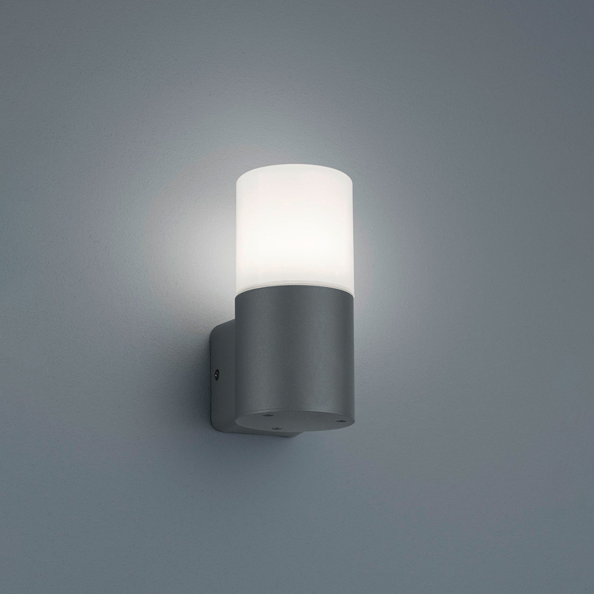 LED Tuinverlichting - Wandlamp Buitenlamp - Trion Hosina - E27 Fitting - Spatwaterdicht IP44 - Mat Antraciet - Aluminium