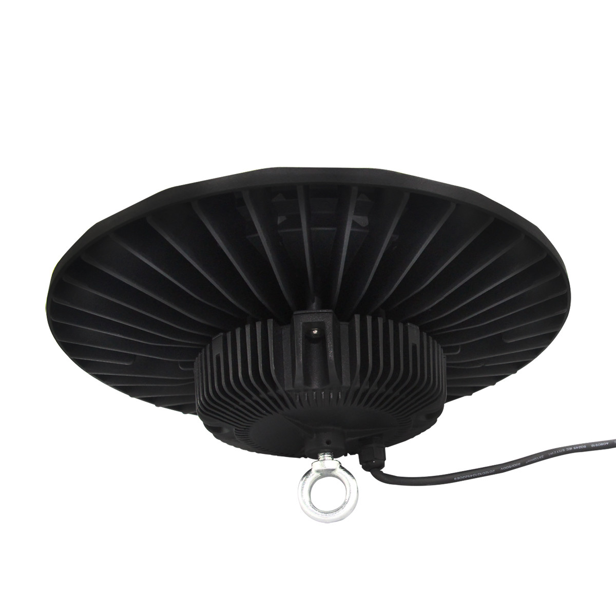 LED UFO High Bay 200W - Aigi - MEAN WELL Driver - Magazijnverlichting - Waterdicht IP65 - Helder/Koud Wit 5700K - Aluminium