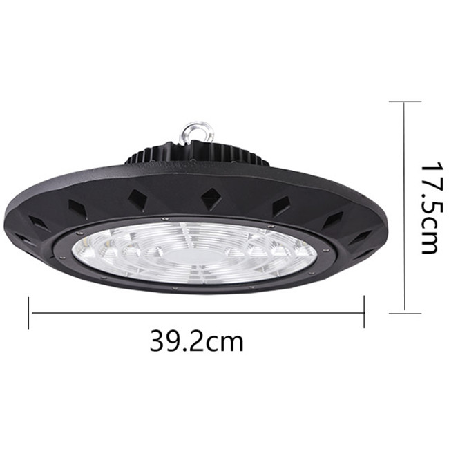 LED UFO High Bay 200W - Aigi - MEAN WELL Driver - Magazijnverlichting - Waterdicht IP65 - Helder/Koud Wit 5700K - Aluminium