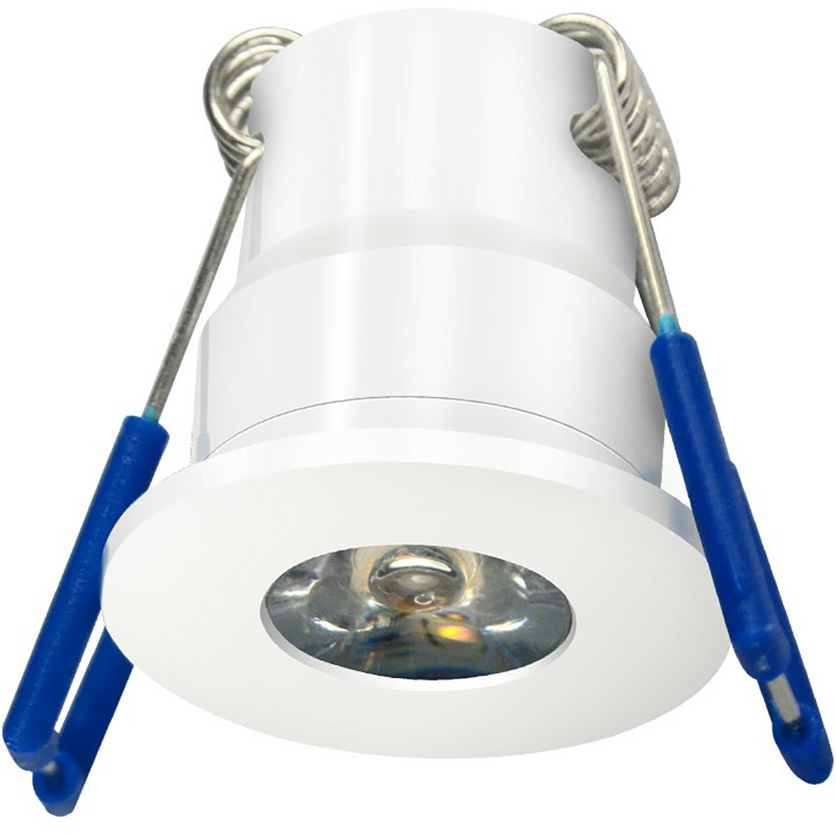 LED Veranda Spot - 3W - Warm Wit 3000K - Dimbaar - Waterdicht IP65 - Inbouw - Rond - Mat Wit - Aluminium - 12V product afbeelding