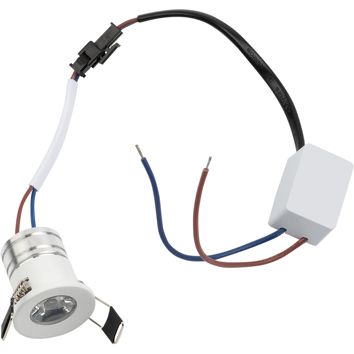 LED Veranda Spot Verlichting - Velvalux - 3W - Natuurlijk Wit 4000K - Inbouw - Rond - Mat Wit - Aluminium - Ø31mm