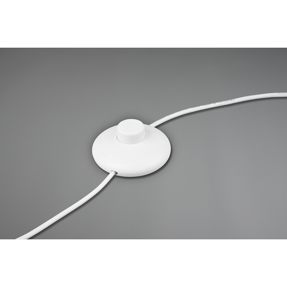 LED Vloerlamp - Trion Jivino - 23W - Aanpasbare Kleur - Dimbaar - Rond - Mat Wit - Aluminium