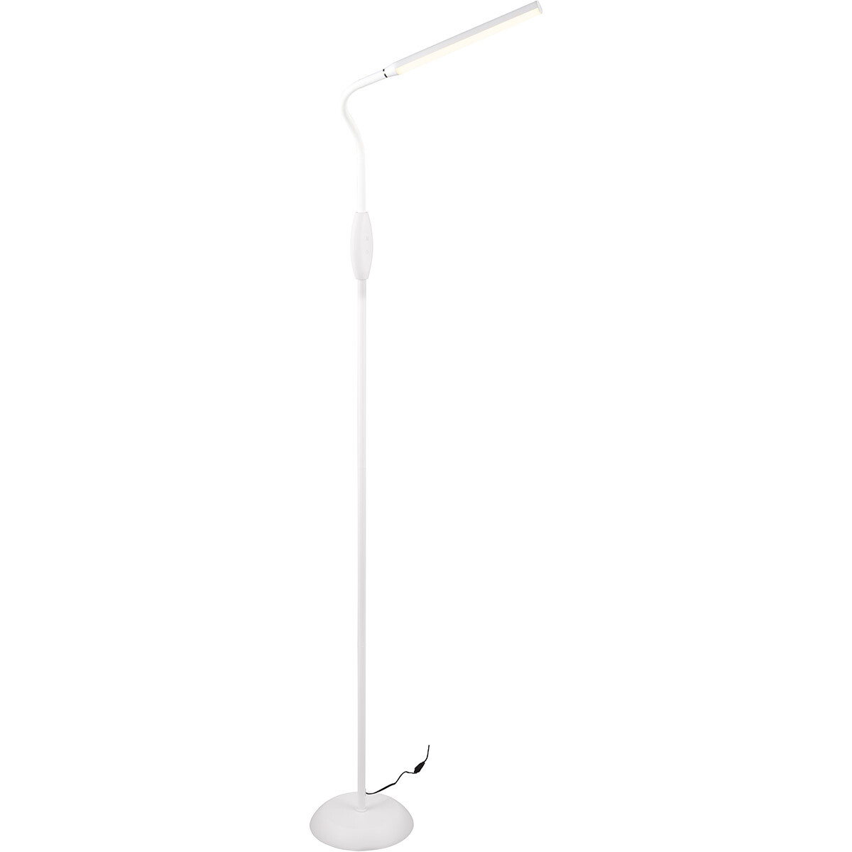 LED Vloerlamp - Trion Root - 5W - Aanpasbare Kleur - Aanraakschakelaar - Wit - Kunststof