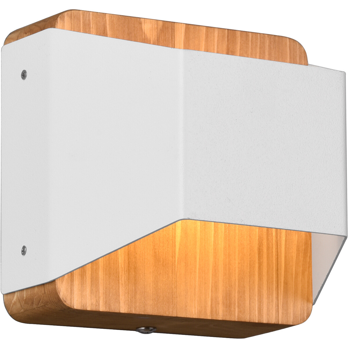 LED Wandlamp - Trion Arbon Up and Down - 4.3W - Warm Wit 3000K - Dimbaar - Vierkant - Mat Wit - Aluminium - OSRAM LEDs product afbeelding