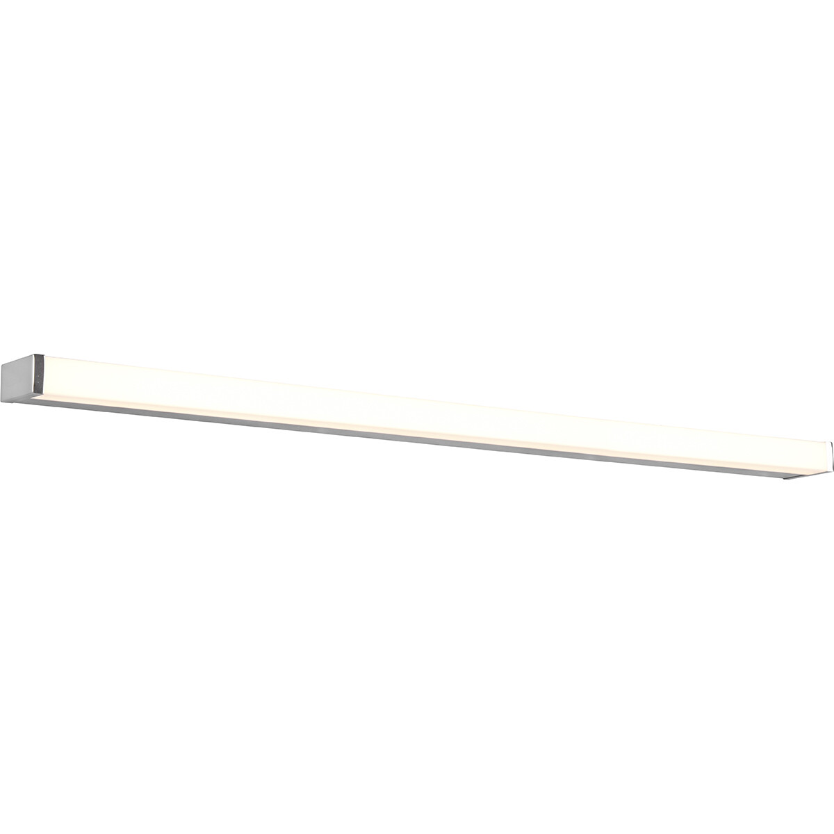 LED Wandlamp - Trion Fabian - 20W - Warm Wit 3000K - Spatwaterdicht IP44 - Rechthoek - Mat Chroom - Aluminium product afbeelding