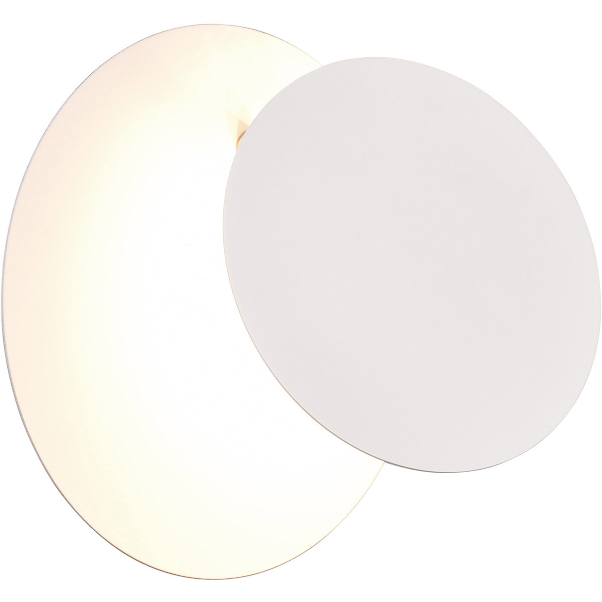 LED Wandlamp - Trion Marina - 6W - Warm Wit 3000K - Rond - Mat Wit - Metaal