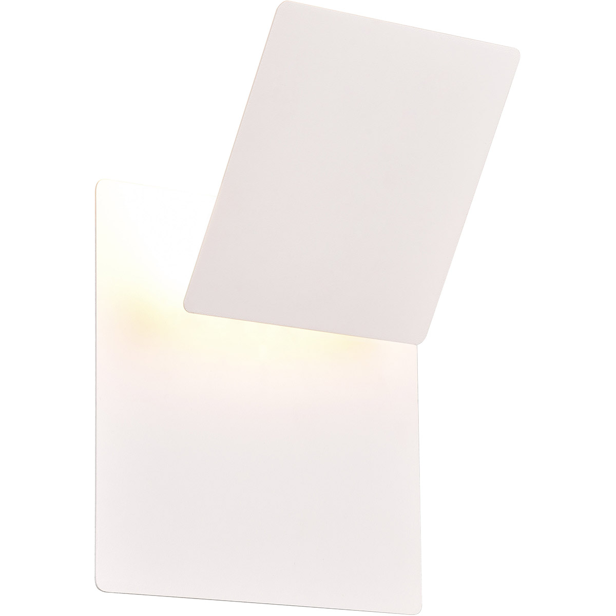 LED Wandlamp - Trion Marina - 6W - Warm Wit 3000K - Vierkant - Mat Wit - Metaal