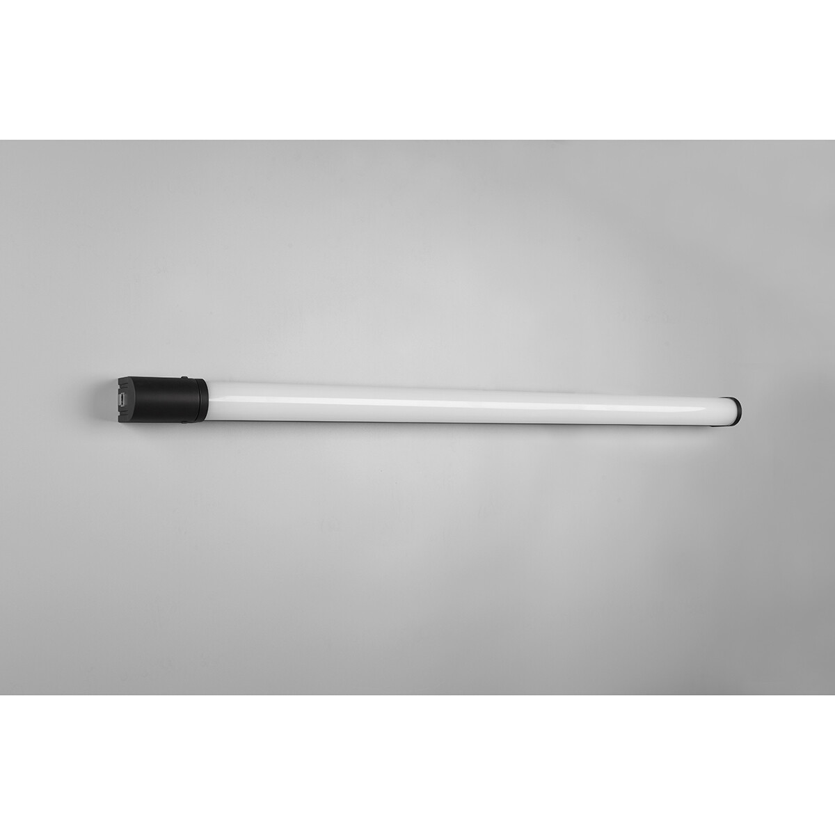 LED Wandlamp - Trion Pilana - 21W - Warm Wit 3000K - Spatwaterdicht IP44 - Rond - Mat Zwart - Kunststof