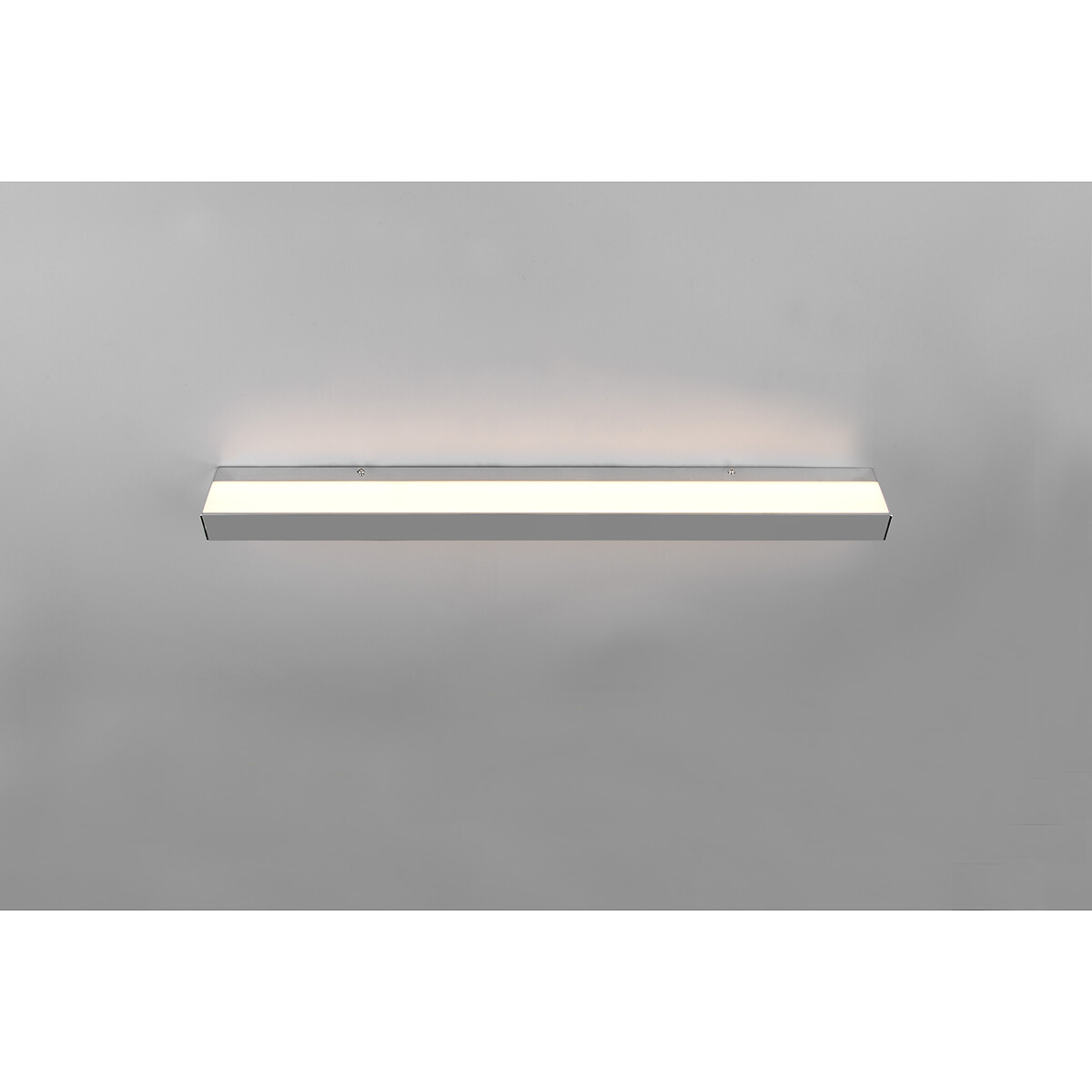 LED Wandlamp - Trion Rolan - Up en Down - 13W - Warm Wit 3000K - Rechthoek - Mat Chroom - Aluminium