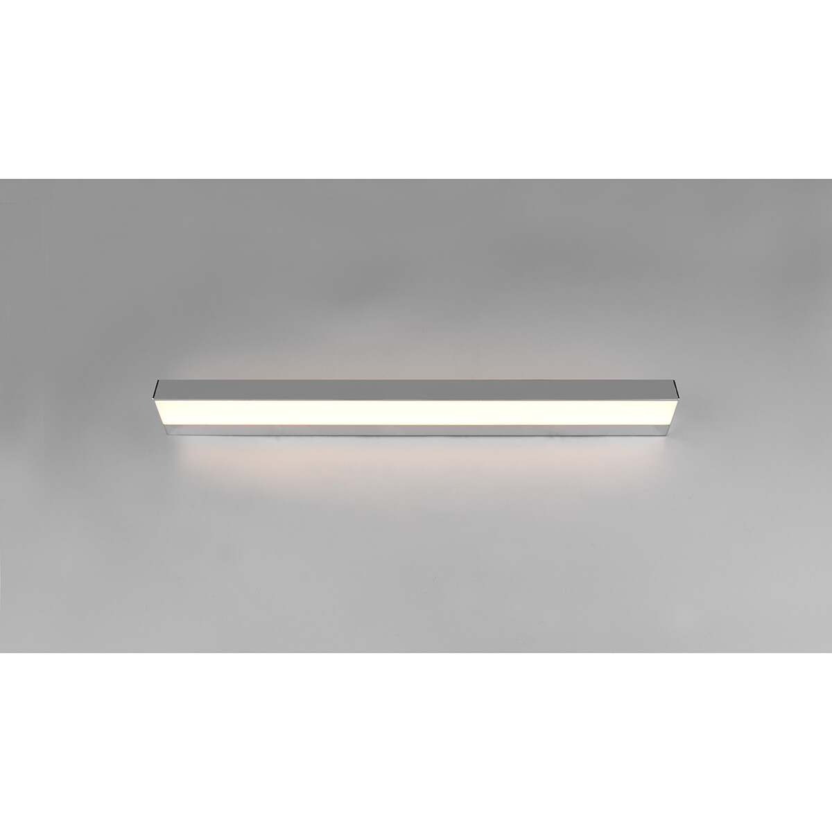 LED Wandlamp - Trion Rolan - Up en Down - 13W - Warm Wit 3000K - Rechthoek - Mat Chroom - Aluminium