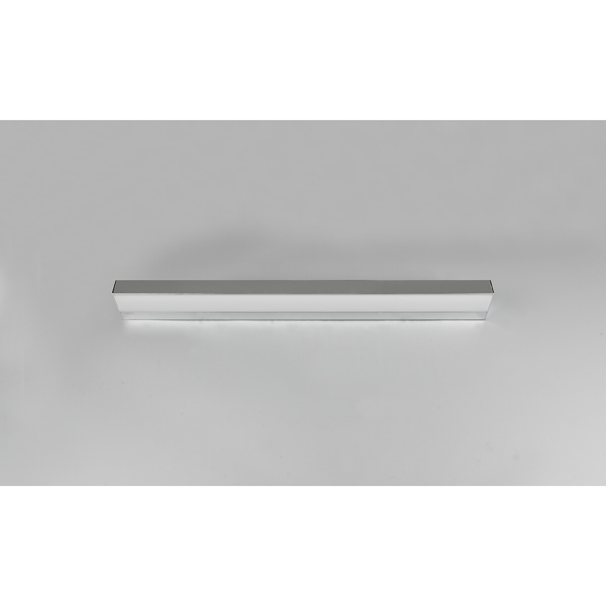 LED Wandlamp - Trion Rolan - Up en Down - 13W - Warm Wit 3000K - Rechthoek - Mat Chroom - Aluminium