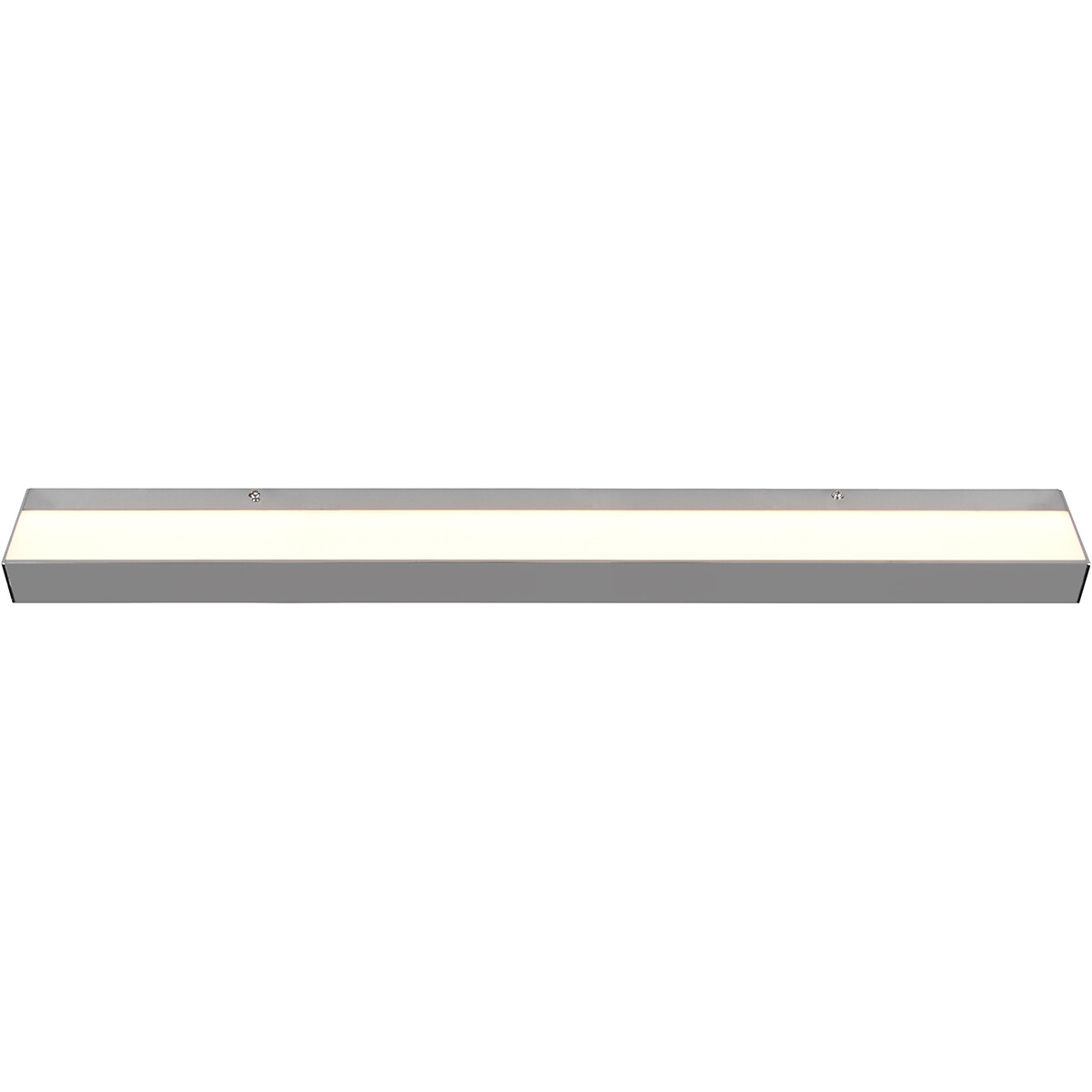 LED Wandlamp - Trion Rolan - Up en Down - 13W - Warm Wit 3000K - Rechthoek - Mat Chroom - Aluminium