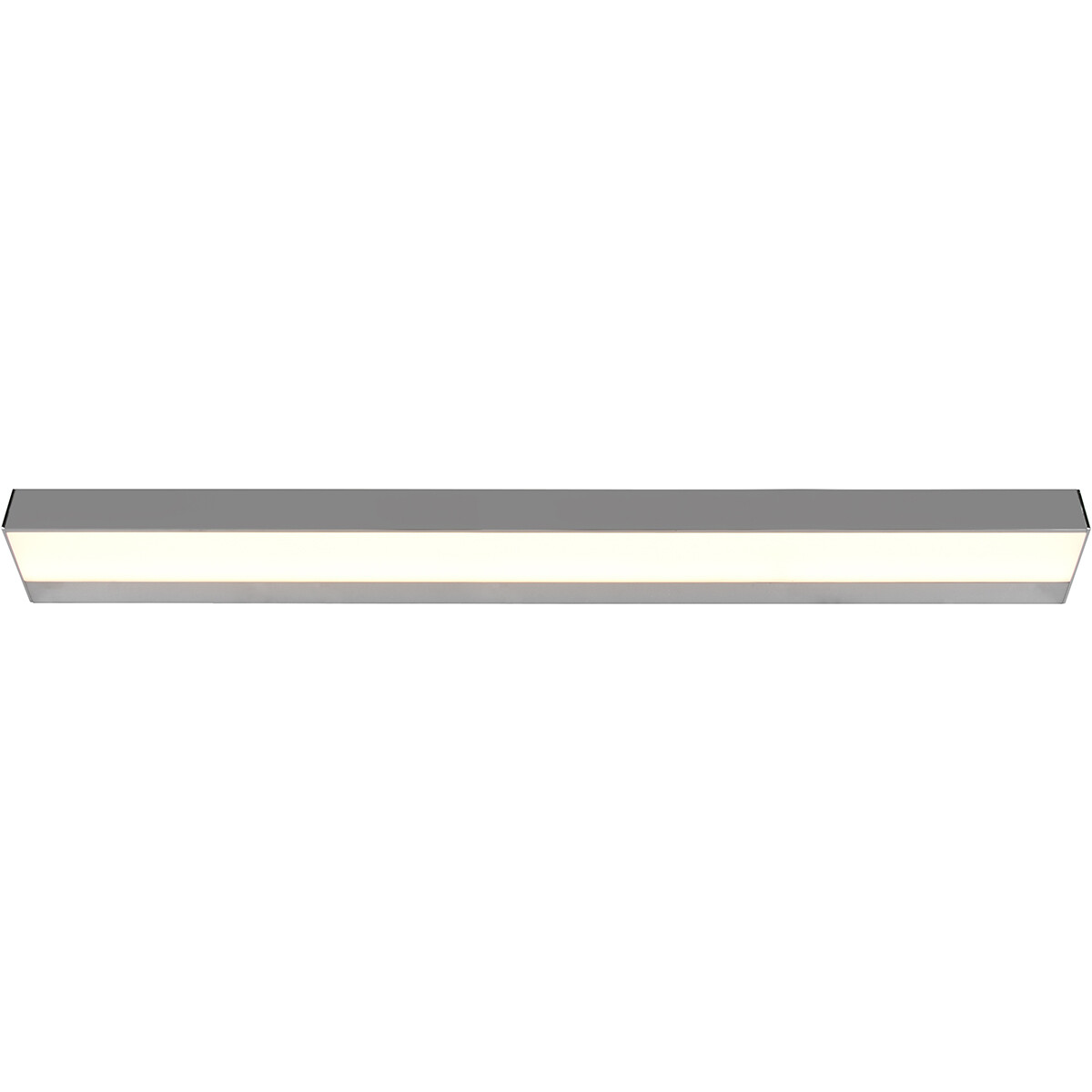 LED Wandlamp - Trion Rolan - Up en Down - 13W - Warm Wit 3000K - Rechthoek - Mat Chroom - Aluminium