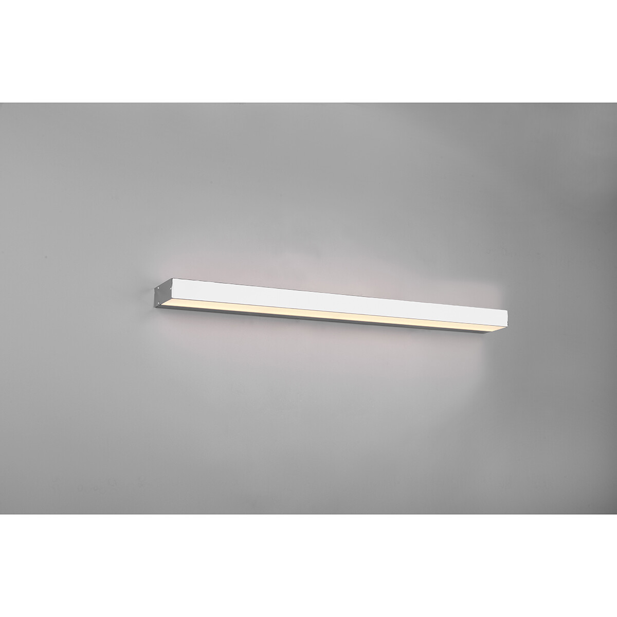 LED Wandlamp - Trion Rolan - Up en Down - 13W - Warm Wit 3000K - Rechthoek - Mat Chroom - Aluminium