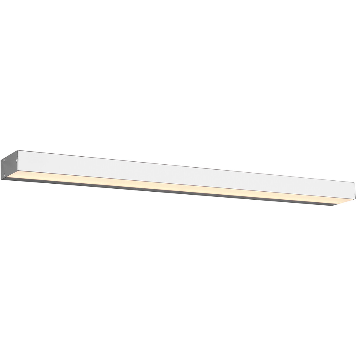 LED Wandlamp - Trion Rolan - Up en Down - 13W - Warm Wit 3000K - Rechthoek - Mat Chroom - Aluminium product afbeelding