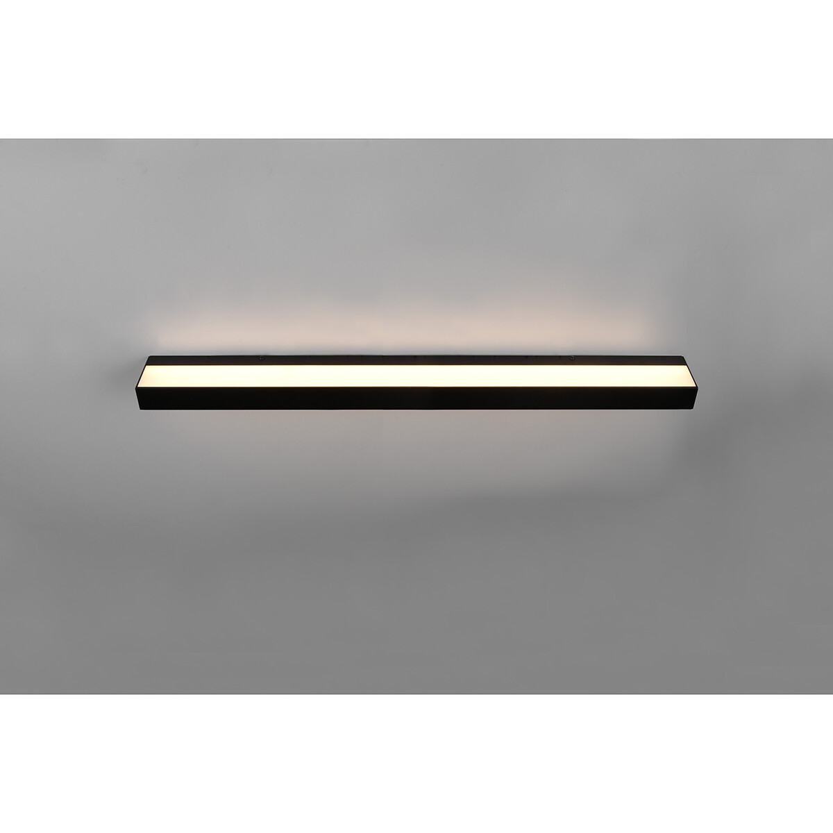 LED Wandlamp - Trion Rolan - Up en Down - 13W - Warm Wit 3000K - Rechthoek - Mat Zwart - Aluminium