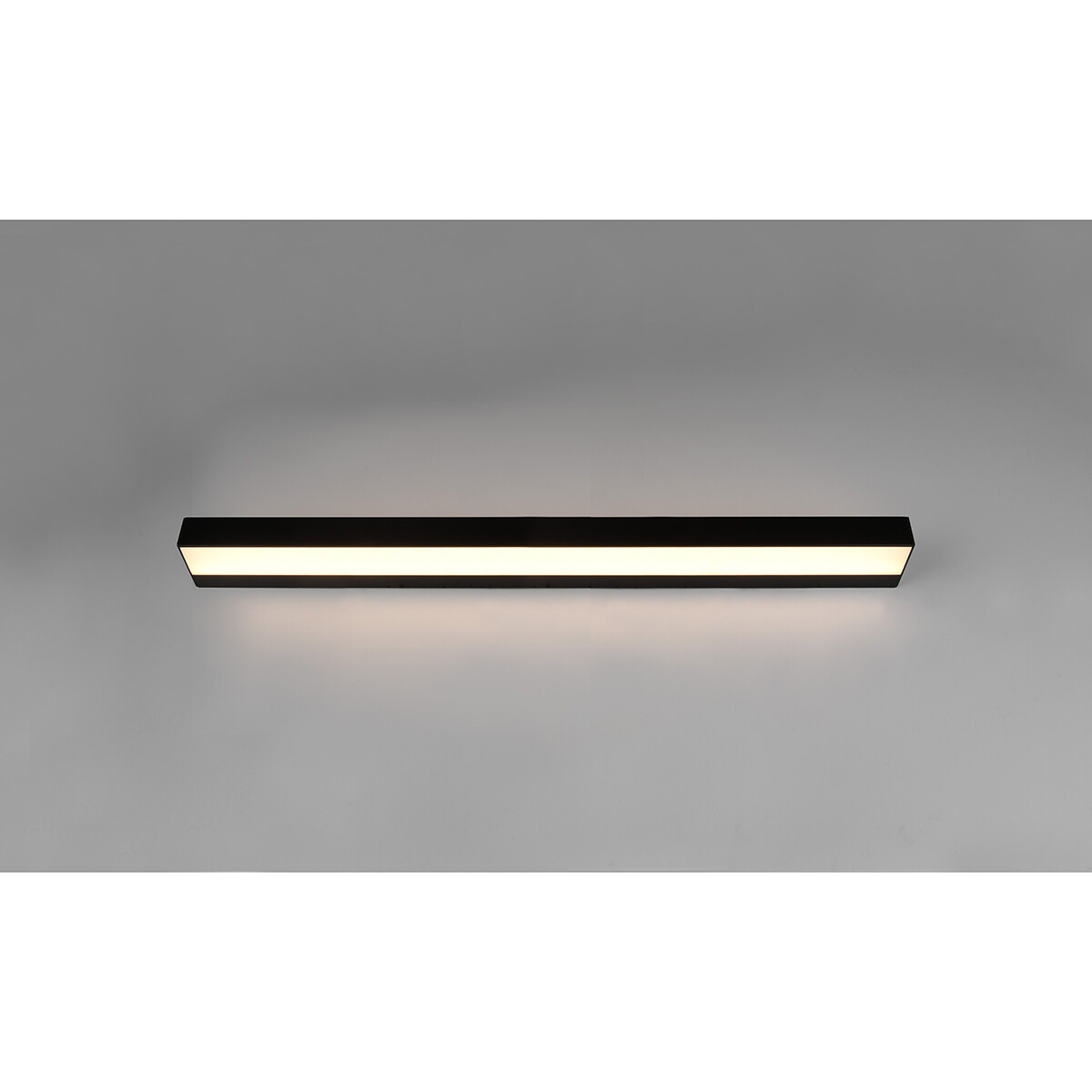 LED Wandlamp - Trion Rolan - Up en Down - 13W - Warm Wit 3000K - Rechthoek - Mat Zwart - Aluminium