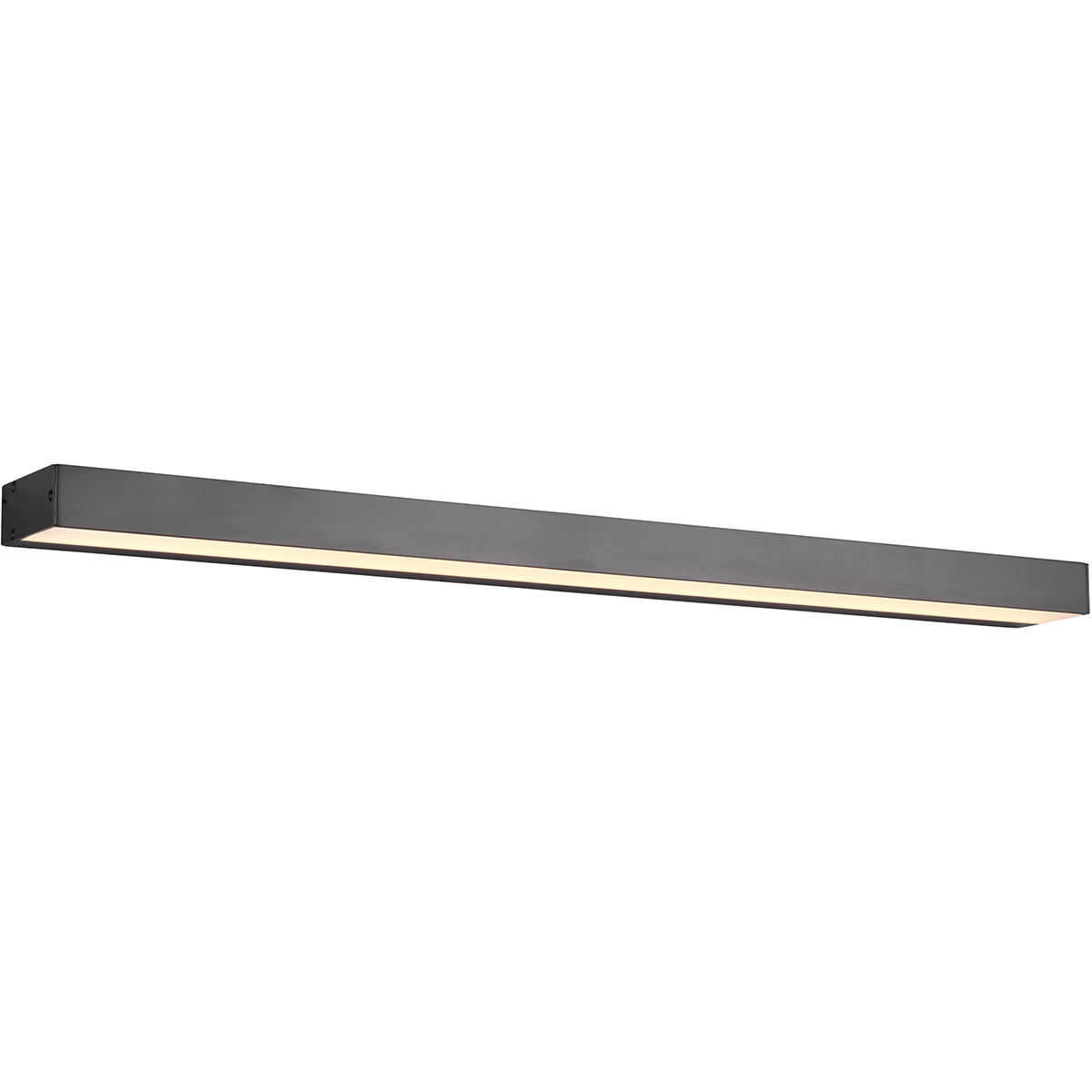 LED Wandlamp - Trion Rolan - Up en Down - 13W - Warm Wit 3000K - Rechthoek - Mat Zwart - Aluminium product afbeelding