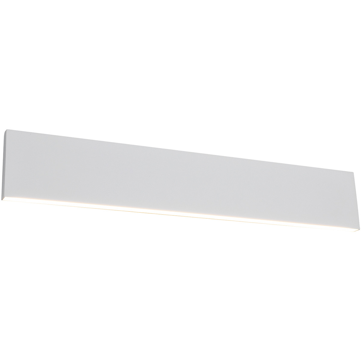 LED Wandlamp - Wandverlichting - Trion Concy - 18W - Warm Wit 3000K - Dimbaar - Rechthoek - Mat Wit - Aluminium