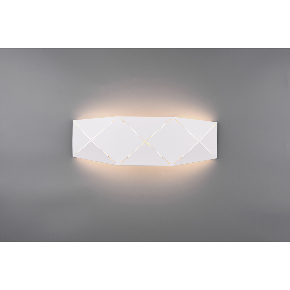 LED Wandlamp - Wandverlichting - Trion Zanda - 13W - Warm Wit 3000K - Rond - Mat Wit - Aluminium