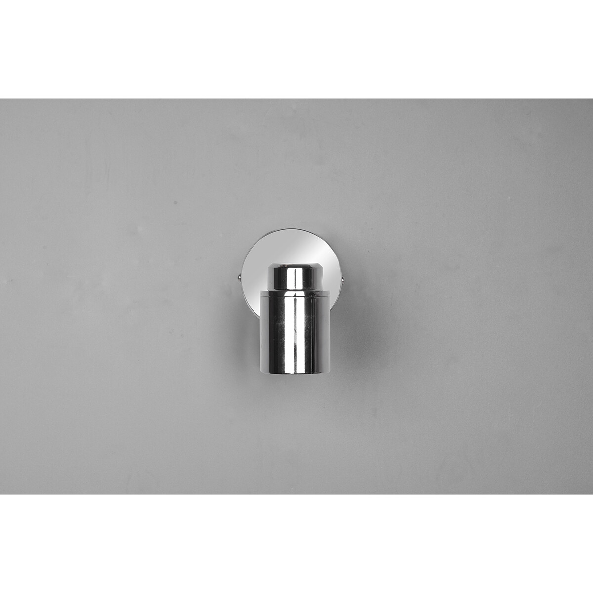 LED Wandspot - Trion Artion - GU10 Fitting - Spatwaterdicht IP44 - Rond - Mat Chroom - Aluminium