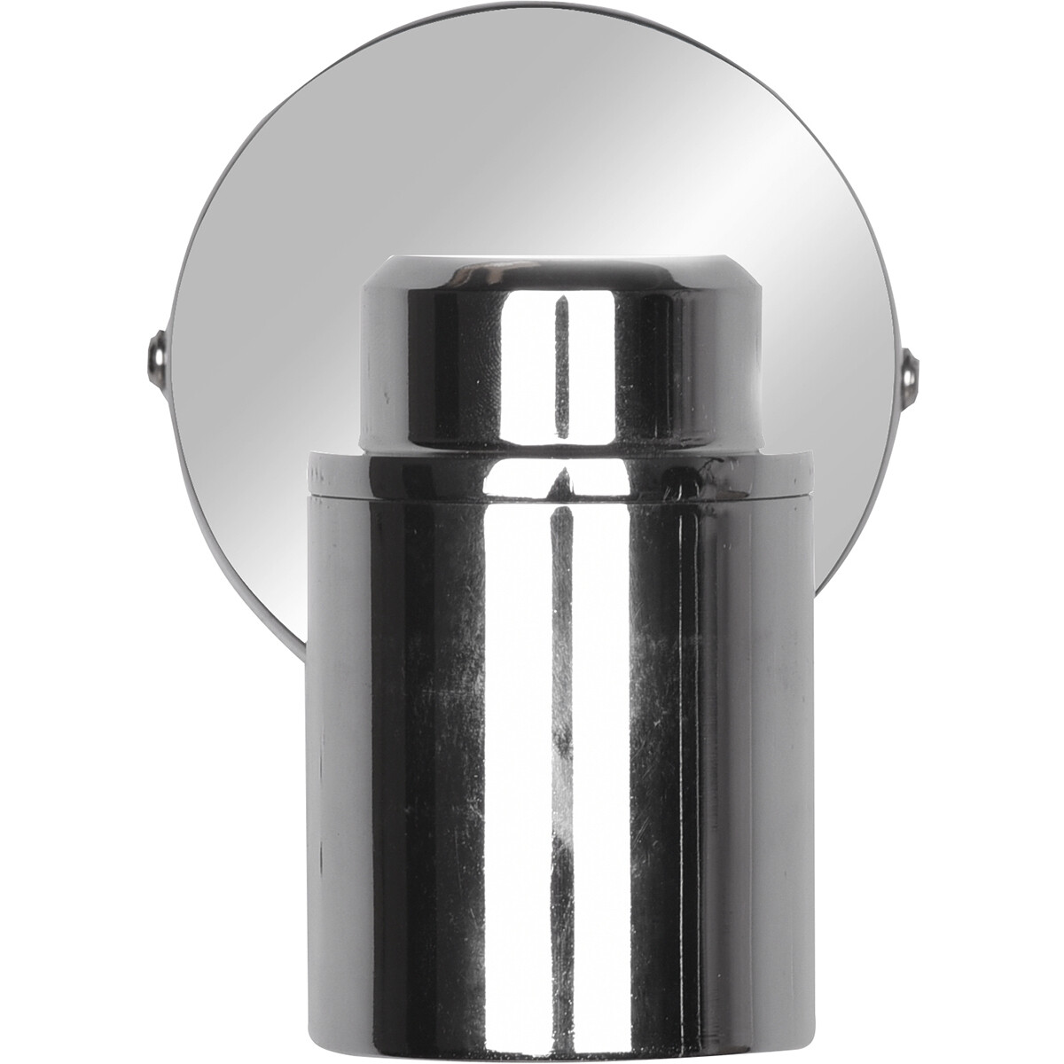 LED Wandspot - Trion Artion - GU10 Fitting - Spatwaterdicht IP44 - Rond - Mat Chroom - Aluminium