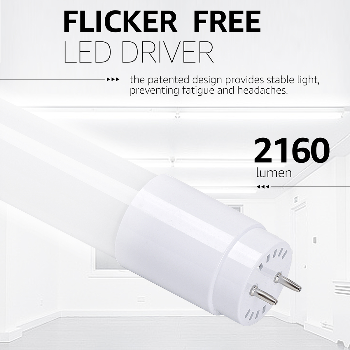 LED Waterdichte TL Armatuur met T8 G13 Buis - Velvalux Strela - 120cm - Enkel - Koppelbaar - Waterdicht IP65 - 18W 2160lm - 840 Natuurlijk Wit 4000K | Vervangt 134W