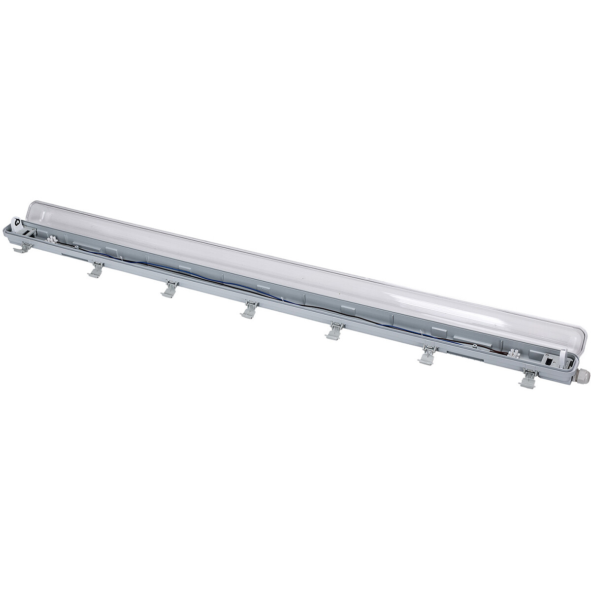 LED Waterdichte TL Armatuur met T8 G13 Buis - Velvalux Strela - 120cm - Enkel - Koppelbaar - Waterdicht IP65 - 18W 2160lm - 840 Natuurlijk Wit 4000K | Vervangt 134W