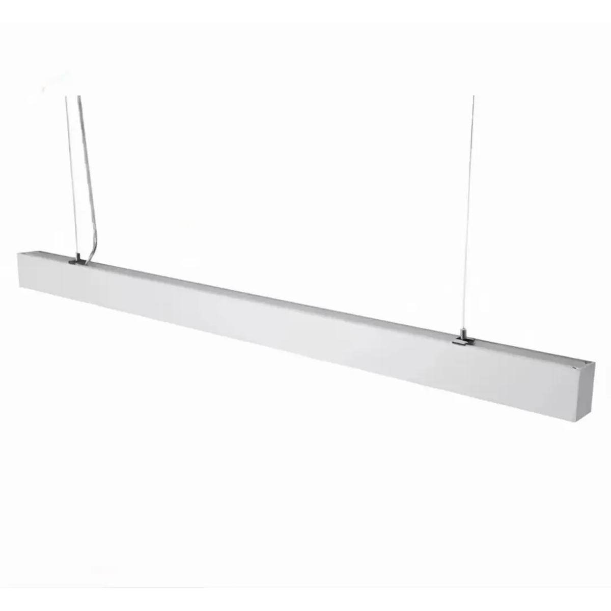 Lineaire LED Hanglamp - Lijnverlichting - Kozolux Tina - 40W 4600lm - Helder/Koud Wit 6500K - 120cm - Wit