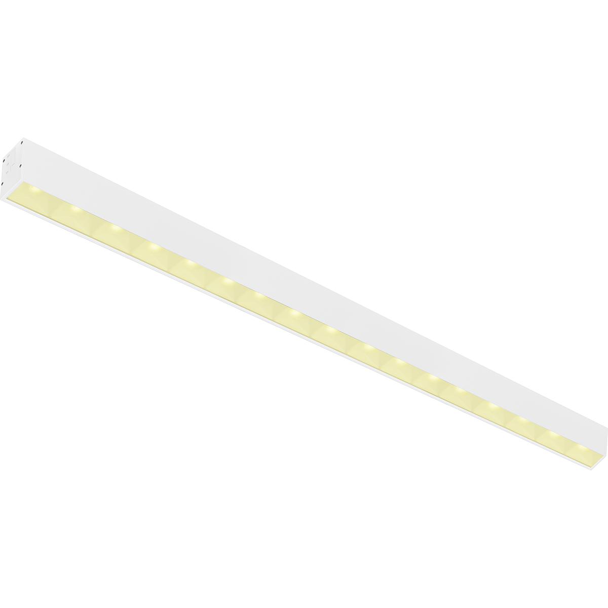 Lineaire LED Hanglamp - Lijnverlichting - Kozolux Tina - 40W 4600lm - Warm Wit 3000K - 120cm - Wit