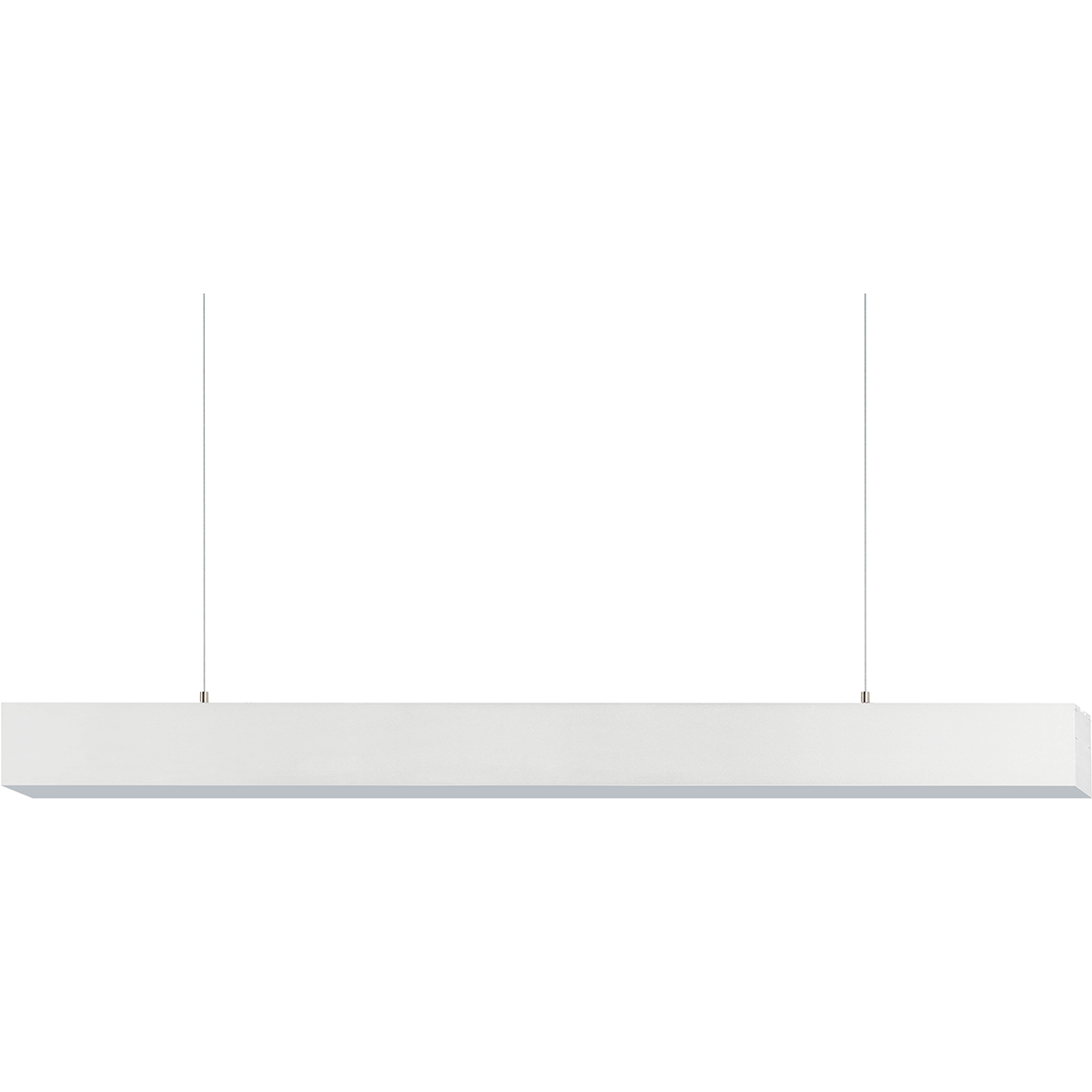 Lineaire LED Hanglamp - Lijnverlichting - Kozolux Tino - 40W 4200lm - Helder/Koud Wit 6500K - 120cm - Wit