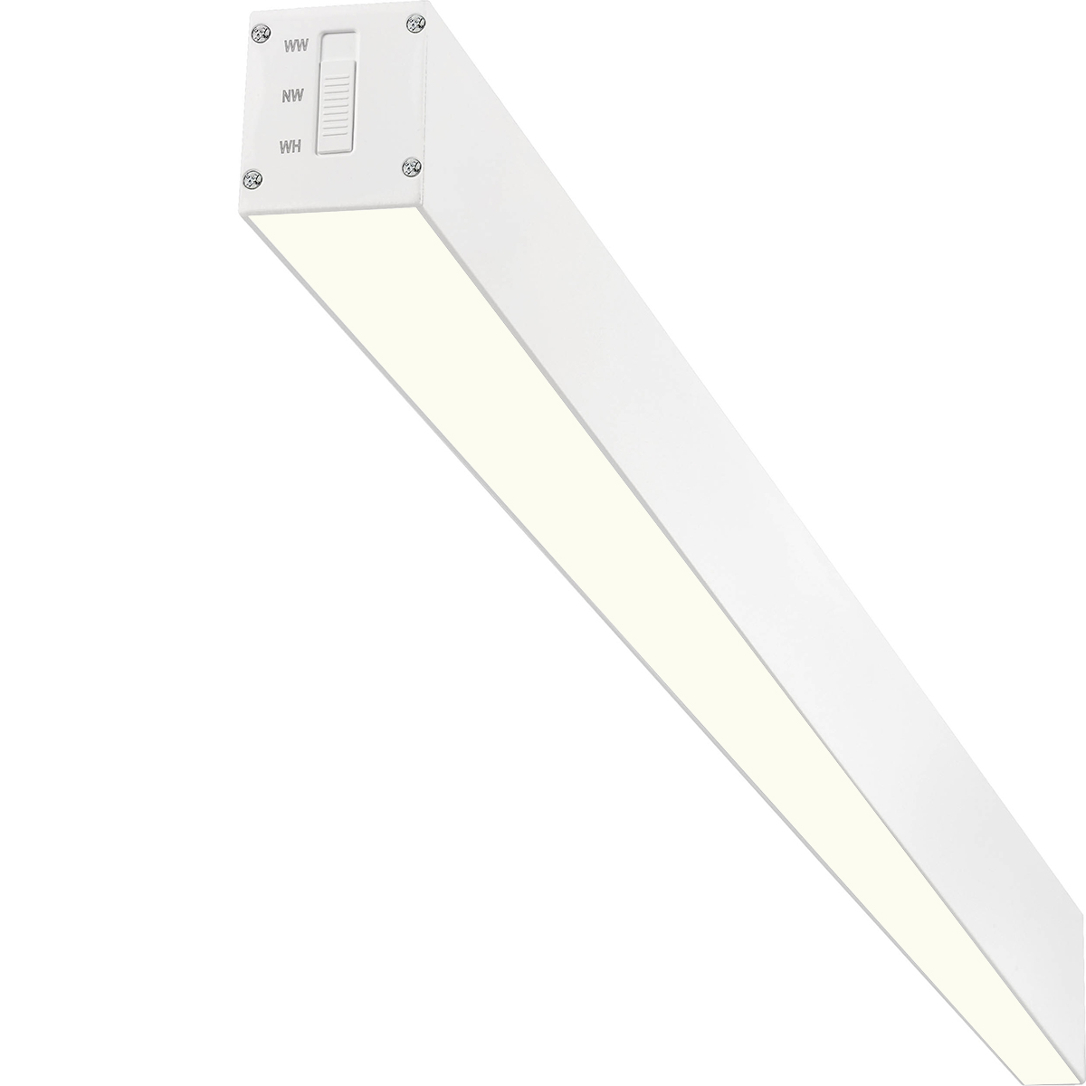 Lineaire LED Hanglamp - Lijnverlichting - Kozolux Tino - 40W 4200lm - Natuurlijk Wit 4000K - 120cm - Wit