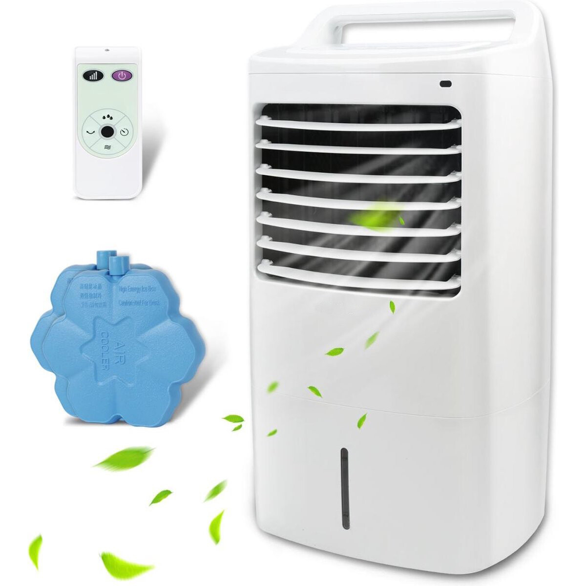 Luchtkoeler - Air Cooler - Luchtbevochtiger - Aigi Kare - Afstandsbediening - Timer - 15 Liter - Wit