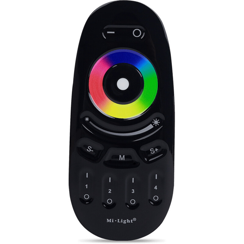 Mi-Light MiBoxer - Smart Touch Afstandsbediening - RGB+CCT - 4 Zone - Mat Zwart product afbeelding