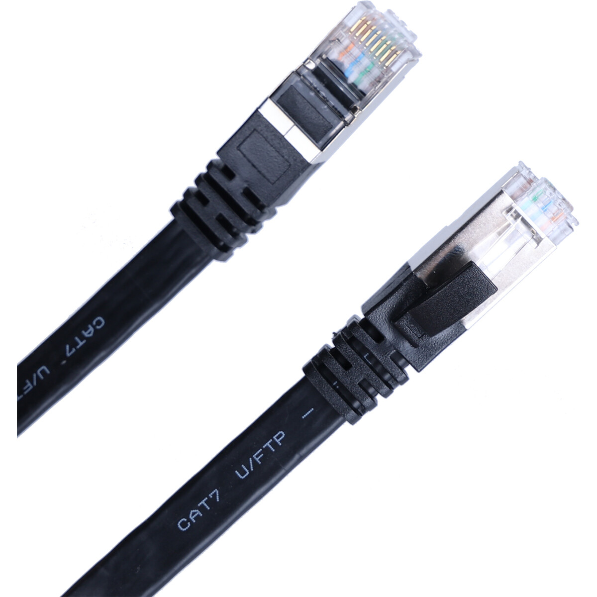 Netwerkkabel - Internetkabel - Patchkabel - Aigi Hatro - Cat7 UTP Kabel RJ45 - 1.5 Meter - Koper - Zwart