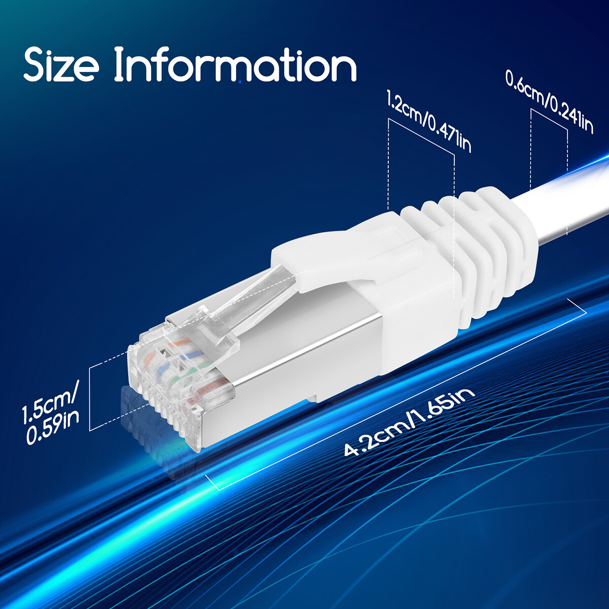 Netwerkkabel - Internetkabel - Patchkabel - Aigi Hatro - Cat7 UTP Kabel RJ45 - 3 Meter - Koper - Wit