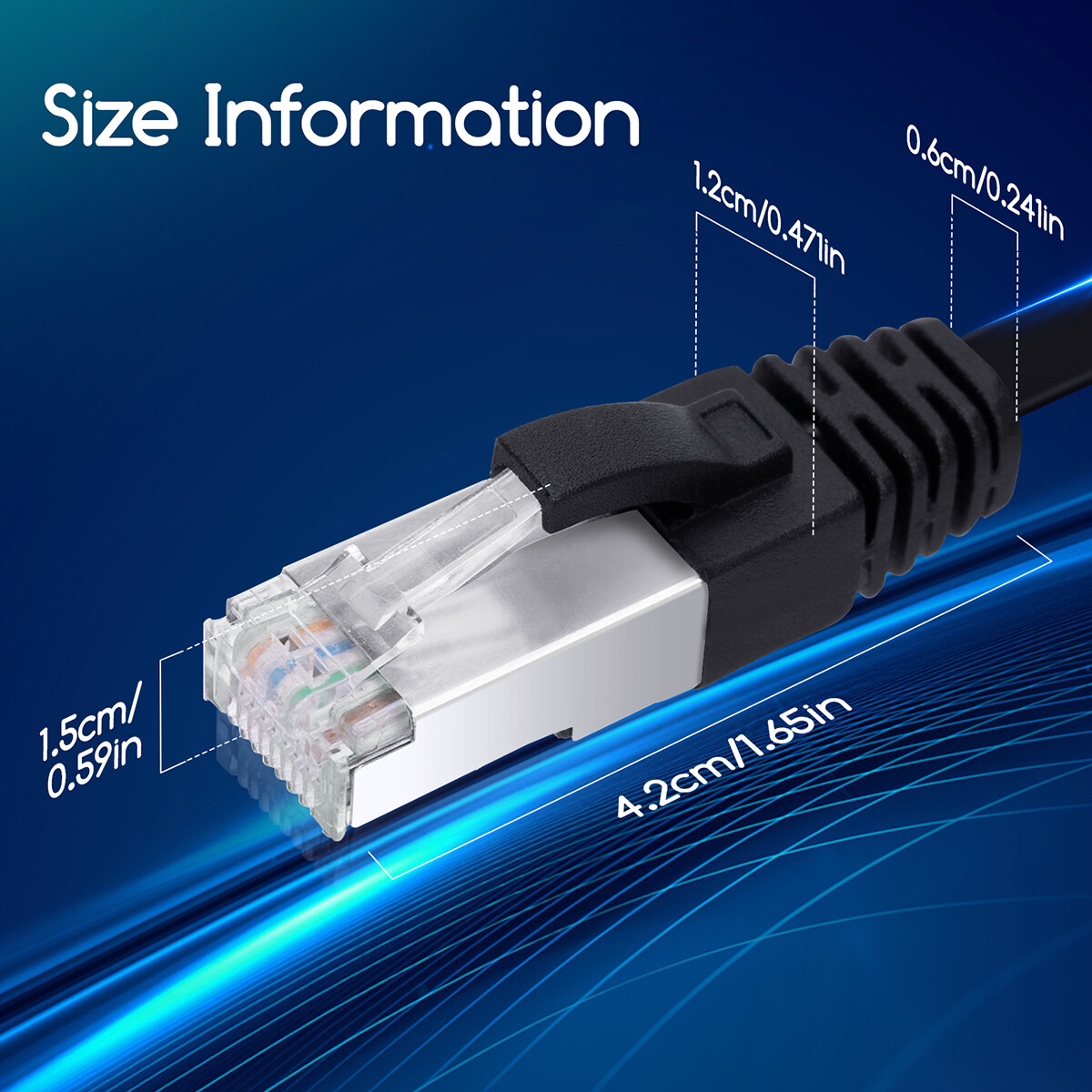 Netwerkkabel - Internetkabel - Patchkabel - Aigi Hatro - Cat7 UTP Kabel RJ45 - 5 Meter - Koper - Zwart