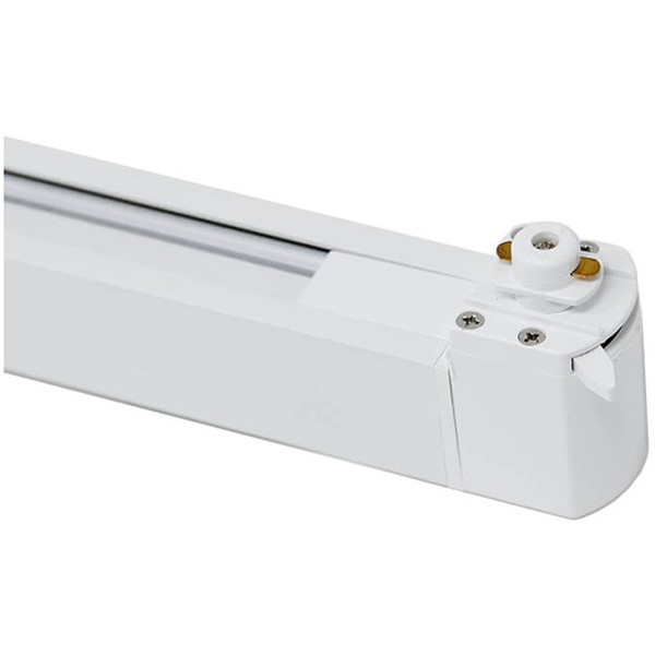 LED Railverlichting - Balk - 20W 1 Fase - Natuurlijk Wit 4000K - Mat Wit Aluminium - Kantelbaar - 54cm - OSRAM LEDs