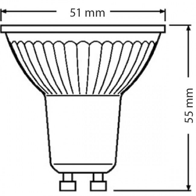 LED Spot Set - LEDVANCE Parathom PAR16 930 36D - Pragmi Minko Pro - GU10 Fitting - Dimbaar - Inbouw Rond - Mat Wit - 4.5W - Warm Wit 3000K - Verdiept - Ø90mm