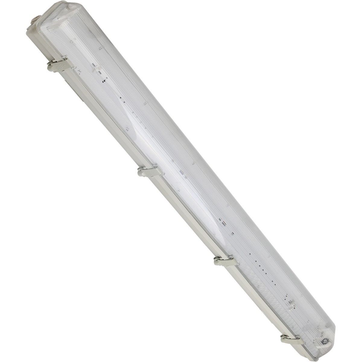 LED TL Armatuur met T8 Buis - OSRAM SubstiTUBE Value EM 830 - Aigi Hari - 150cm Dubbel - 38.2W - Warm Wit 3000K